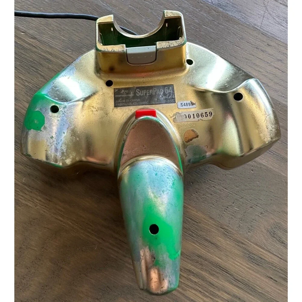 Nintendo 64 gold Zelda edition controller